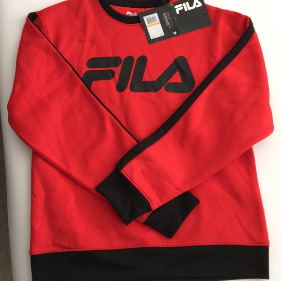 fila sweater red